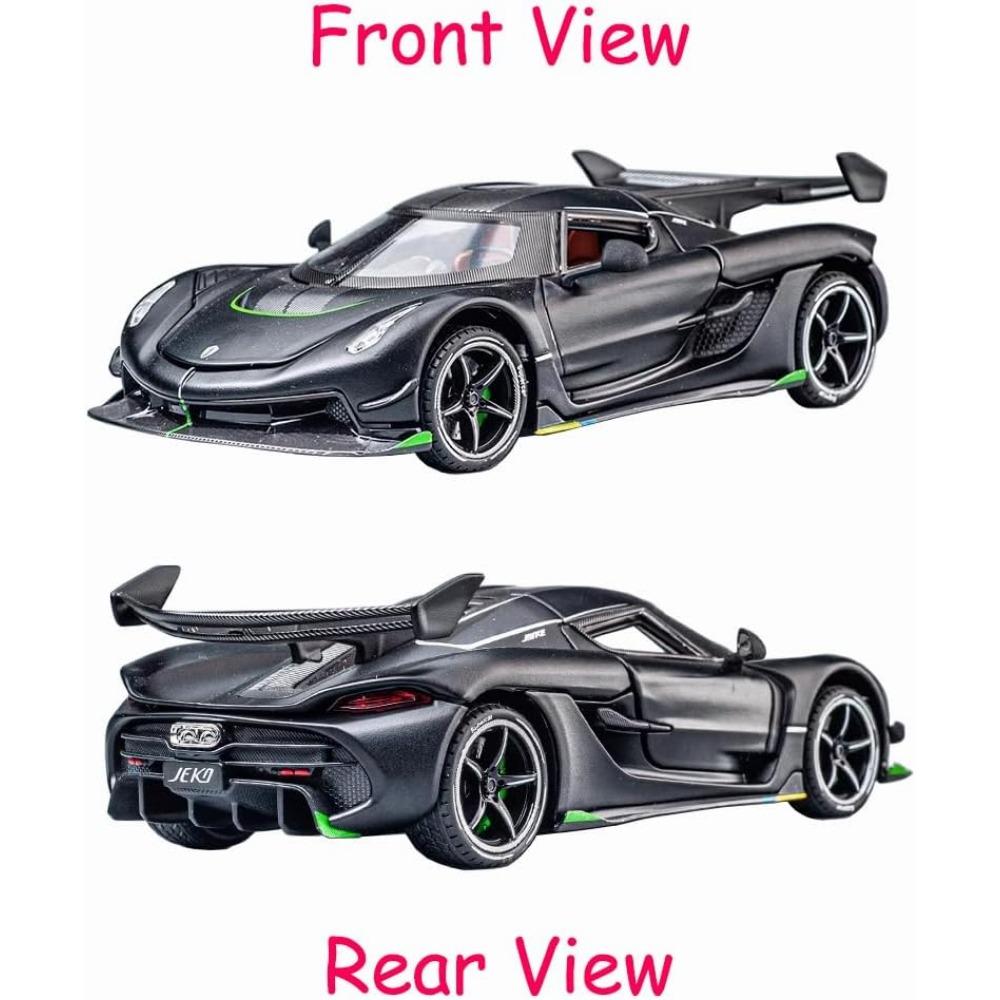 1/24 Lamborghini Koenigsegg JeskoModel Autíčka Zliatinové Zberateľské Odliate Vozidlá so Zvukom a Svetlom