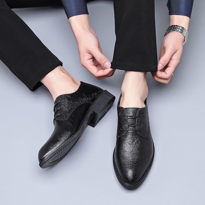 

Деловые туфли с острым носком из кожи для мужчин, элегантные и классические, недорогие, распродажа, официальная обувь для офиса 39, мужские туфли 45