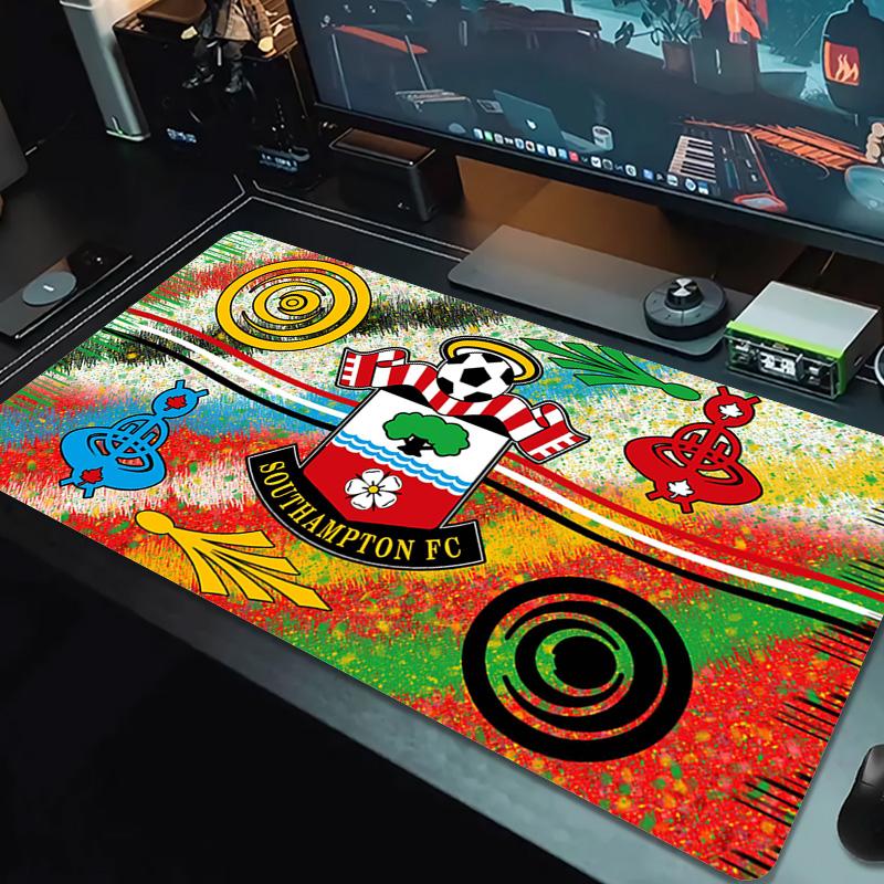 Southampton fc Color Mouse Pad Large Gaming Table Cushion Non-slip Laptop Tablet Big Mousepad XXL Mat Mini PC Playmat With Lock edge