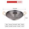 Non stick dry boiler Commercial hot pot Round bottom alcohol furnace Household stainless steel pot Spicy Spicy Pot hotpot