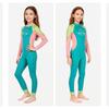 2.5mm Neoprene Kids Wetsuit Girls - Full Body Long Sleeve Snorkeling Swimsuit Swimming Surfing Jellyfish Protection