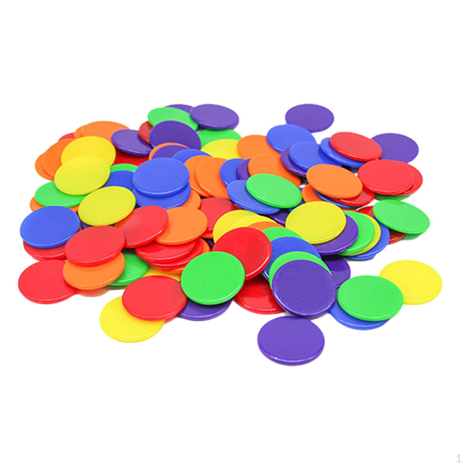 

100 шт. маркеры для подсчета очков вычитание для залов для бассейнов, классных комнат 19mm solid