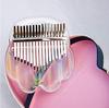 Kimi Karinba 17-Key Thumb Piano Kalimba Transparent Acrylic Case Cat Claw High-Performance Protective