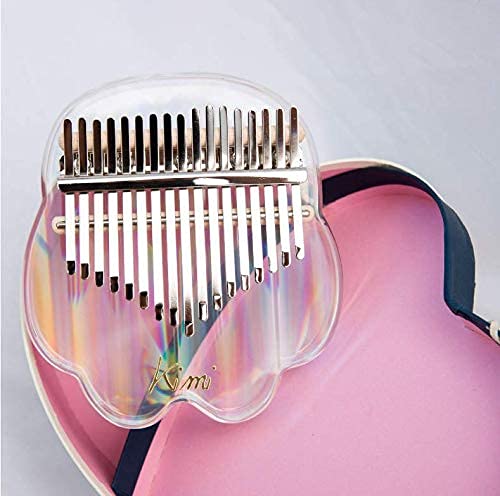 Kimi Karinba 17-Key Thumb Piano Kalimba Transparent Acrylic Case Cat Claw High-Performance Protective