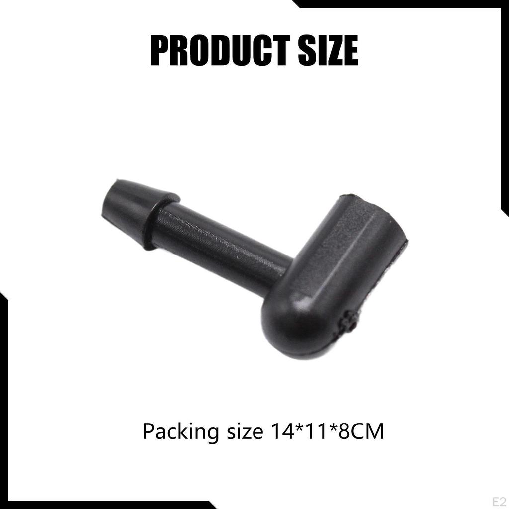 Windshield Washer Hose Nozzles Adapter, 90 Degree Bend Windscreen Connection for Truck Vehicle
