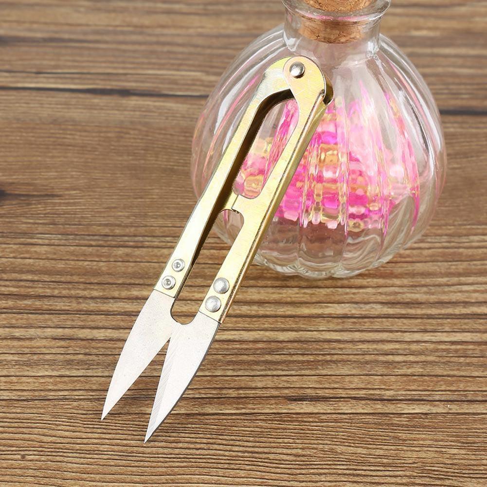 1 Pcs U Shaped Fishing Scissors Mini Fish Scissors Tools Cutter Fishing Application Colors Line of Different Embroidery