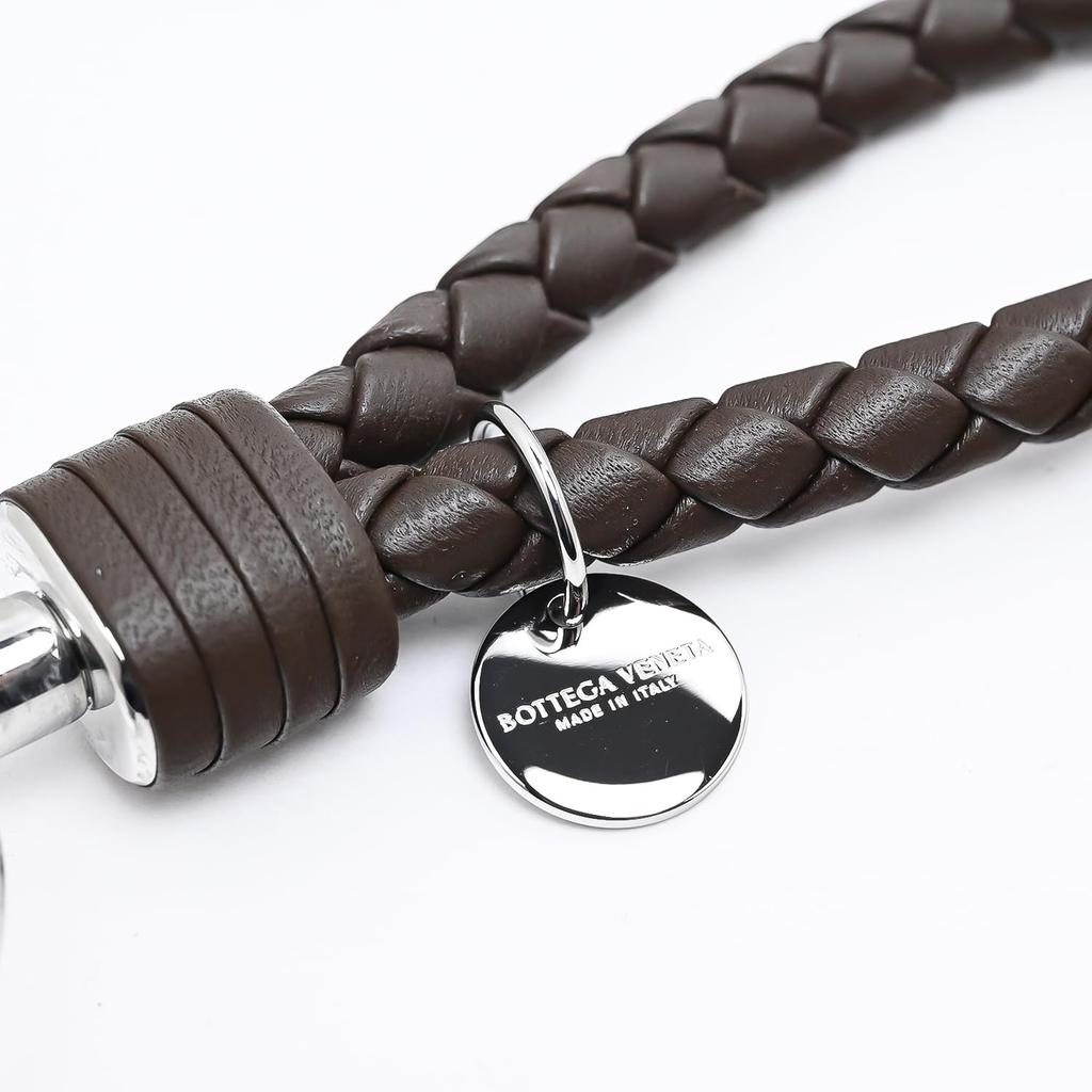 Bottega Veneta CHIAVI Intrecciato Key 113539 V001D 2014 Ring/Keychain, Brown, Men's/Women's, [Used]