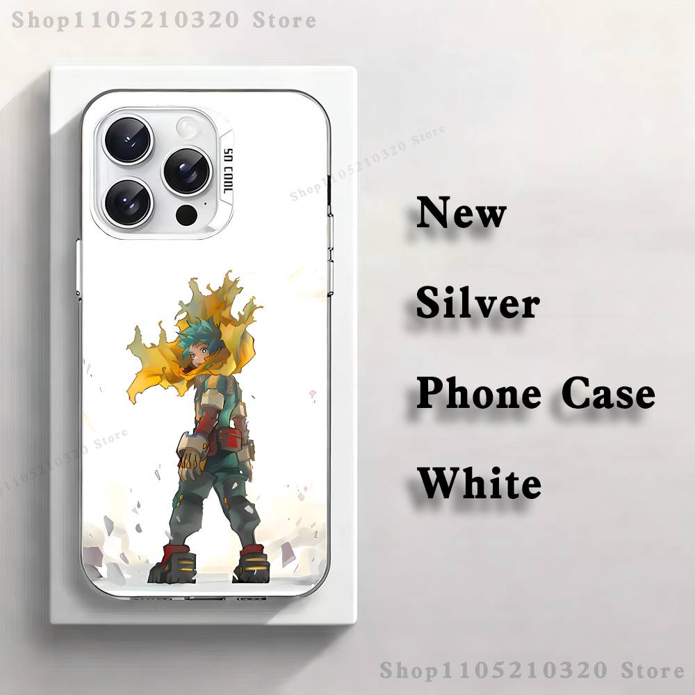

My H-Hero Academia D-Deku Phone Case For iPhone 17,16,15,14,13,12,X,8,Pro,Max,Plus,E,SE4,Air,Mini White IMD Matte iPhone12mini