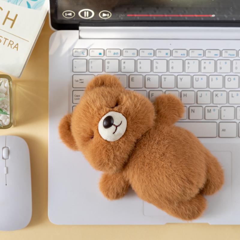 Reclining Panda Plush Toy Office Brown Bear Wrist Pad Fox Elephant Learning Lap Penguin Mouse Pad