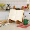 Vintage Wooden Cookbook Holder Multifunctional Display Stand Book Stand Table Easel  Book Reading