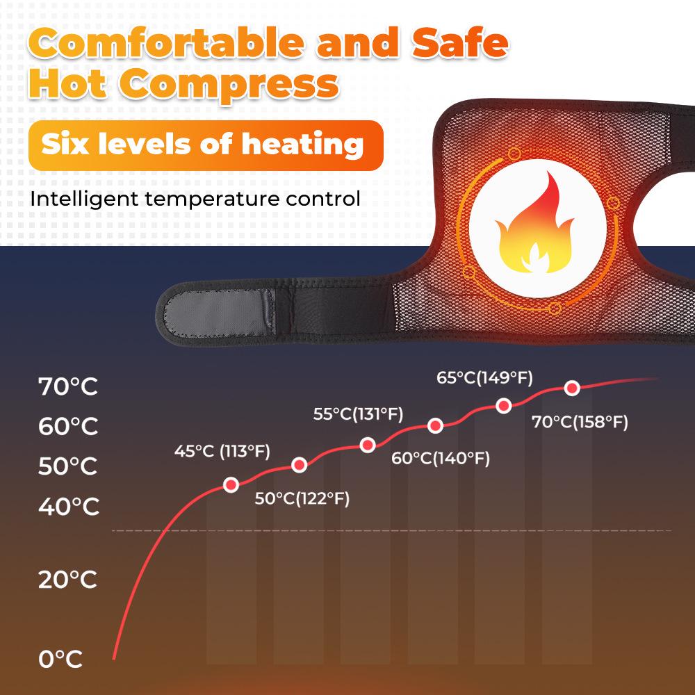 Cross-border Heating & Vibration Massage Therapy Pad for Knees, Shoulders, Elbows.