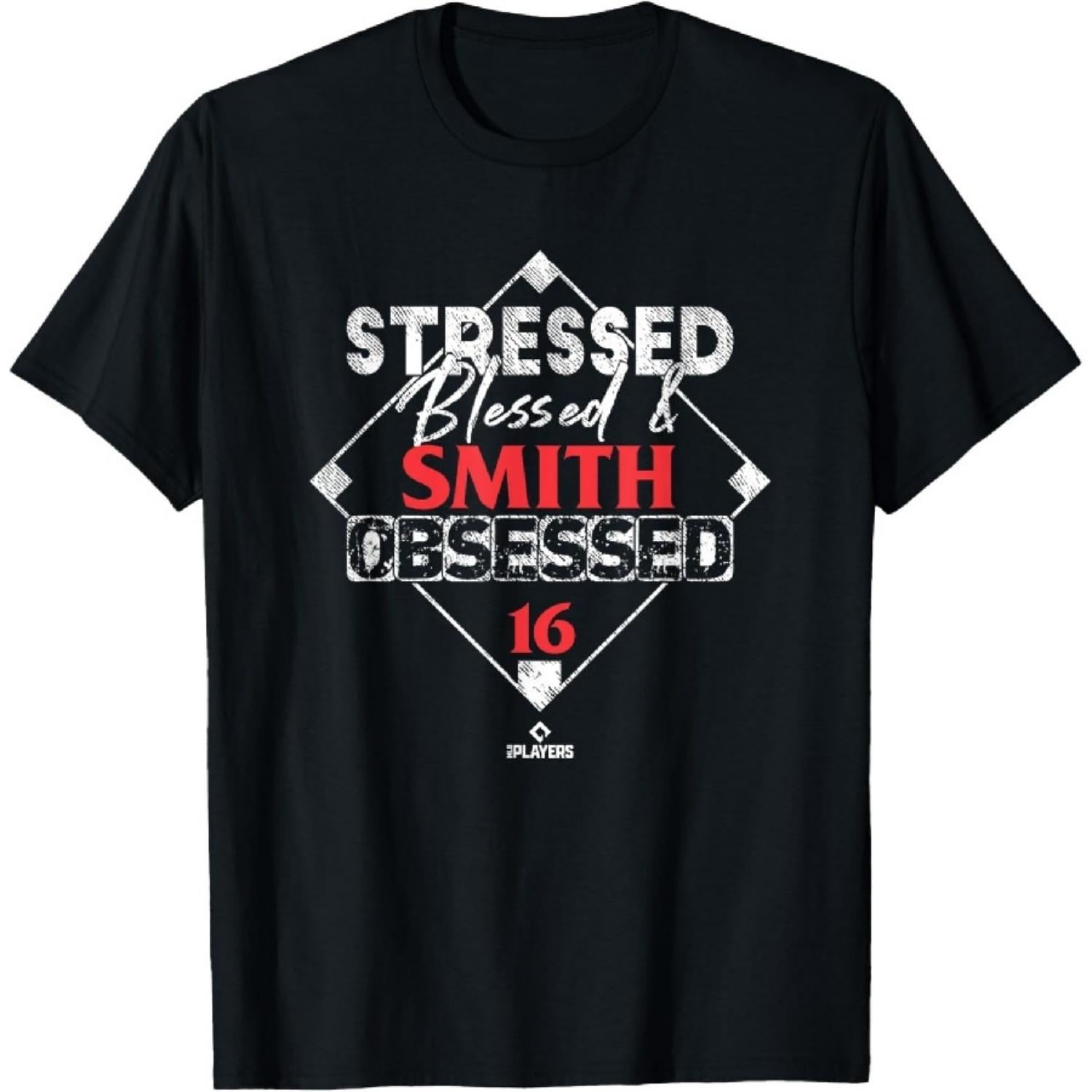 Stressed Blessed and Will Smith Obsessed T-Shirt XXXXXL чёрный