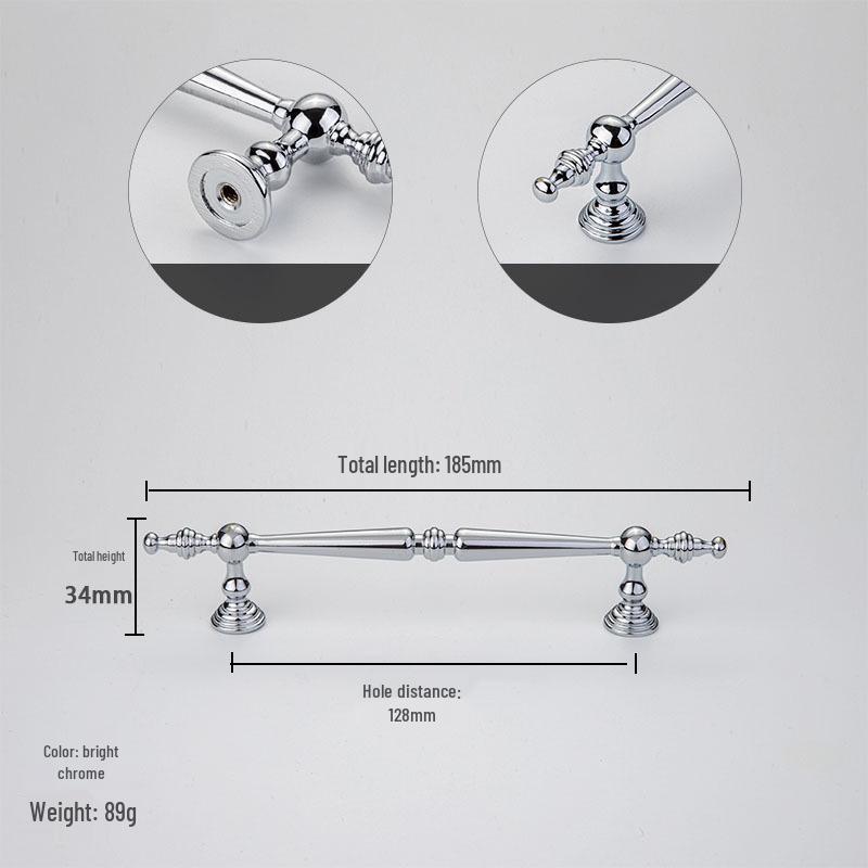 Gold European Modern Kitchen Cabinet Handle