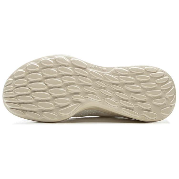 New LiNing Light Cloud Anti Slip Wear Resistant Low Top Casual Running Shoes Women's Ecru ARSU128-4
