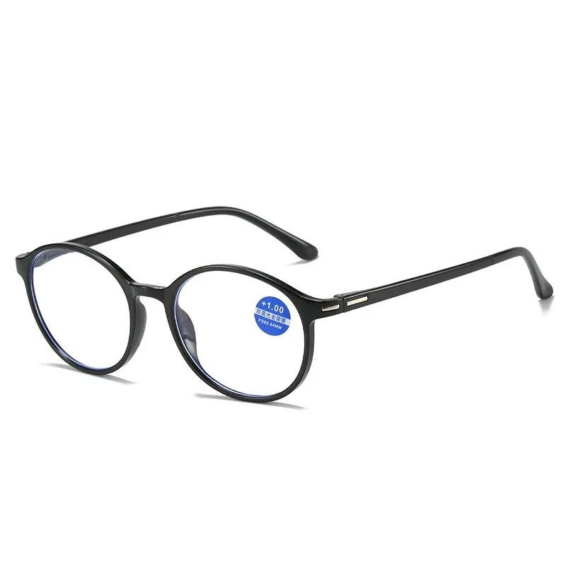 Fashion Presbyopia Glasses Business Retro Anti Blue Light Reading Eyeglasses for Men Women Eyewear +1.0+1.5+2.0+2.5+3.0+3.5+4.0
