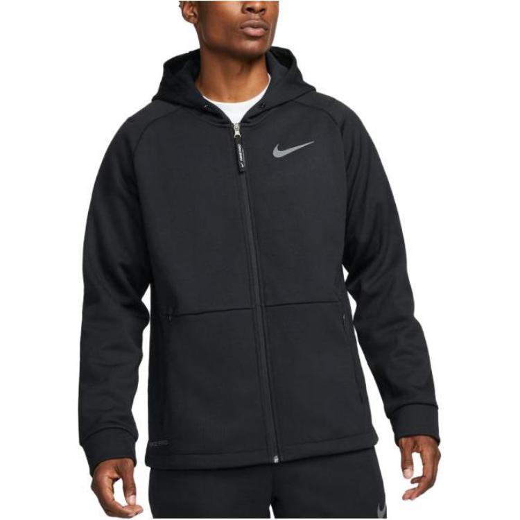 Nike Jackets Men`s Black Hooded Moderate
