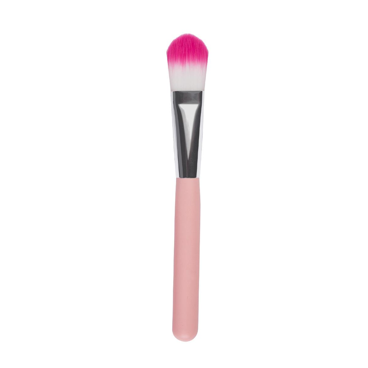 Novice single makeup brush blush loose powder brush, foundation brush, grooming brush, round head/flat head foundation brush, tools