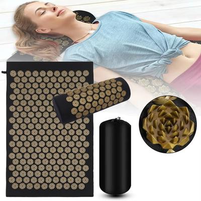 3Stk/Set Akupunkturkissen Akupressurmatte Pilates Fußmassagegerät Fitness Nadeln mit Spitzen Massagekissen Yoga