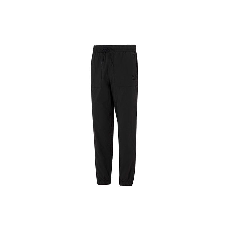 

Puma Однотонные тканые брюки-джоггеры мужские, черные 535554-01 XS