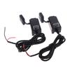 Motorcycle Vehicle-Mounted Charger Waterproof Usb Adapter 12V Phone Dual Usb Port Quick Charge 3.0 With Switch Moto Accessory