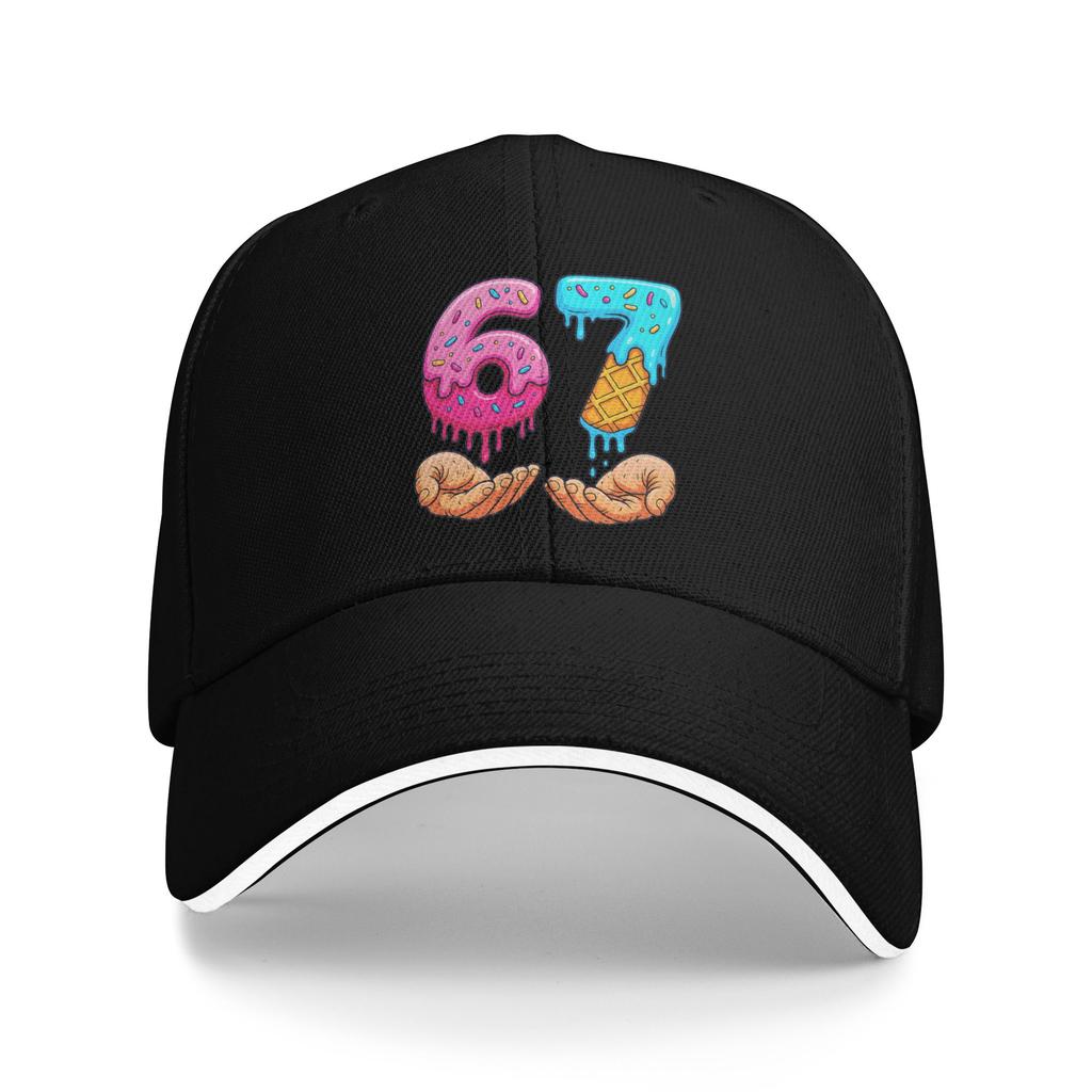 Personalized Funny Turkey Says Six Seven 67 Meme Baseball Cap WoUnisex Unisex Adjustable Dad Hat Sports Snapback Hats