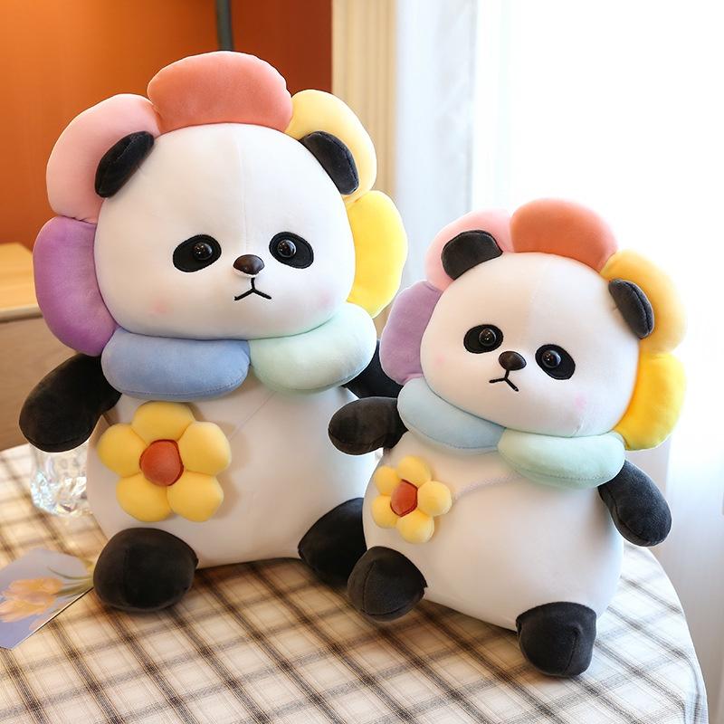 Cute Panda Hug Bear Plush Toy For Girls