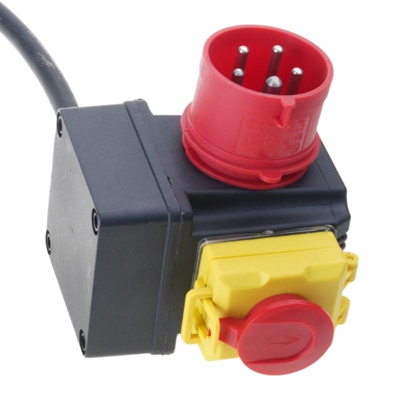 Heavy Duty Equipment Switches 400V 3 Phase Power Control with Phase Inverter & Safe Shutoff Simple Installation