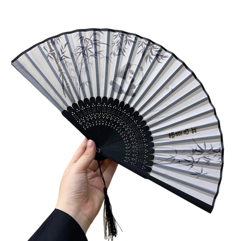 

Фан Хань Одежда Аксессуары Китайский Японский Складной Веер Пластиковая Ручка Веер для Классического Танца Подарки Type E