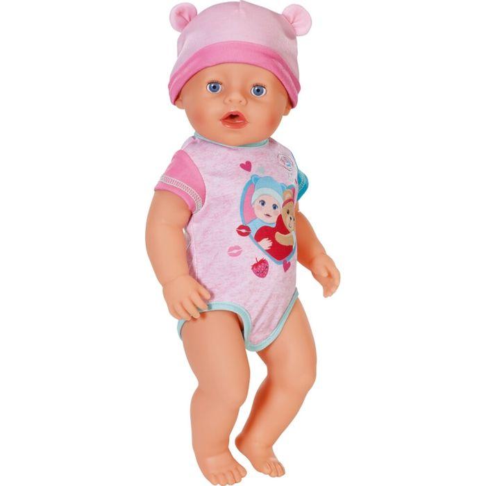 Poupon - BABY BORN - Emma - 10 Funktionen - 10 Zubehörteile - Ohne Batterien - 43cm - Ab 3 Jahren
