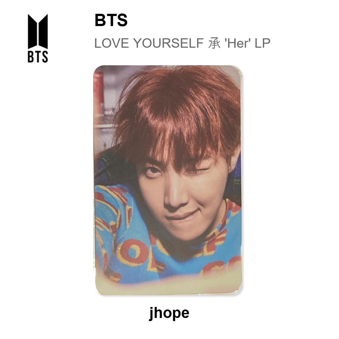 BTS LOVE YOURSELF Her LP Official Photocard J-Hope