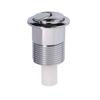 Chrome Push Button Cistern Button Bathroom Renovation DIY Friendly Modern Finish Skipper 45 Compatible User-Friendly