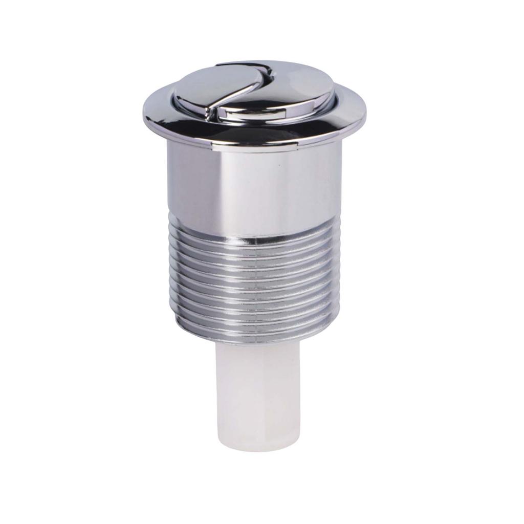 Chrome Push Button Cistern Button Bathroom Renovation DIY Friendly Modern Finish Skipper 45 Compatible User-Friendly