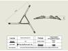 2-User Outdoor Tripod Gas Tank Stand with Multi-Spec Compatibility