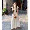 French Small Flying Sleeve Polka Dot Dress, Summer Femininity Is Thin, Niche Design Sense, New Light Luxury Commuter Explosion