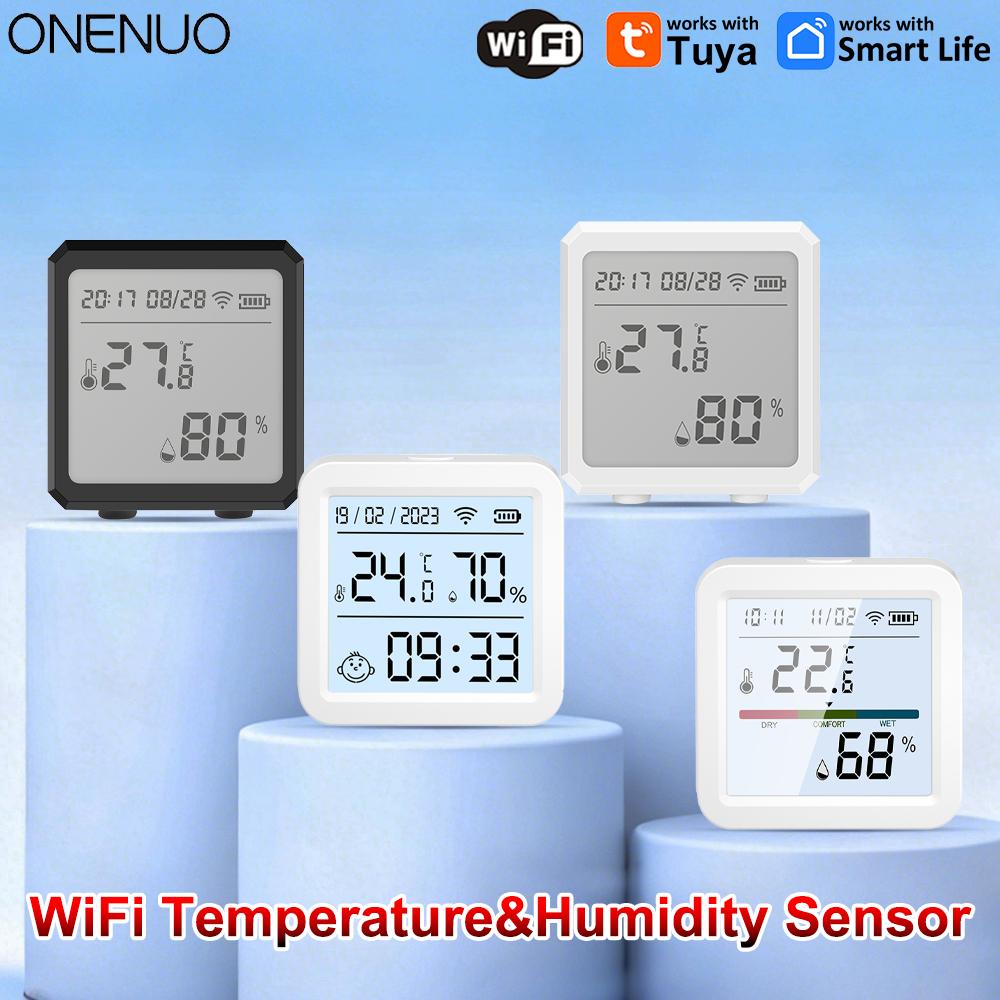 Newest Smart WIFI Temperature Humidity Sensor Hygrometer Thermometer Smart Life APP Control Moniter Support Alexa Assistant