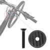 Carbon Fiber Bicycle Stem Headset Top Cap with Screw for Mountain Bike