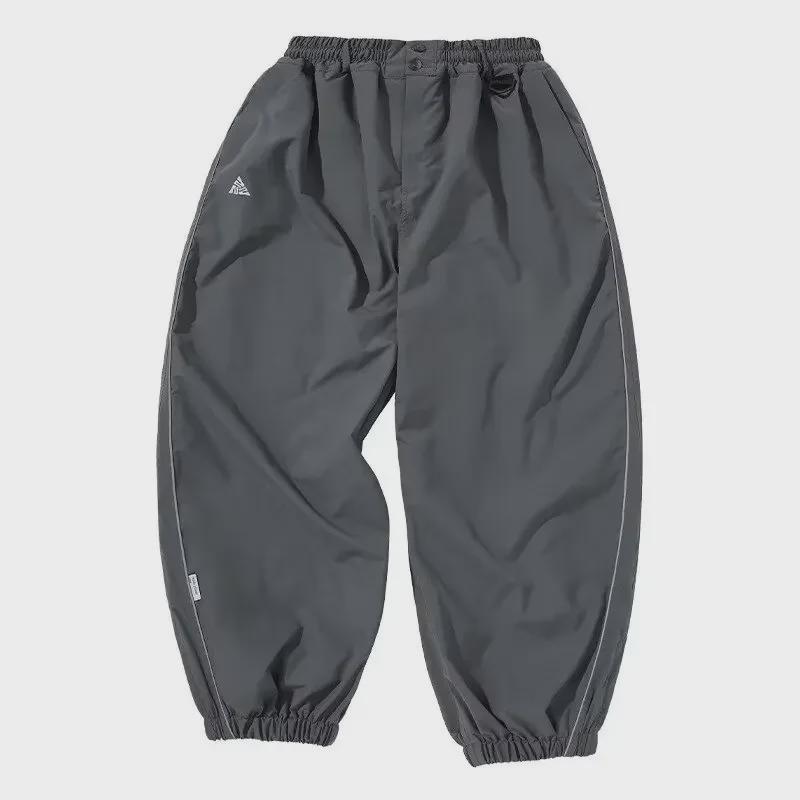 Herren Locker Geschnittene Lässige Hosen mit Bündchen - Vielseitiges Trenddesign für Frühling/Herbst für Jugendliche in großen Größen