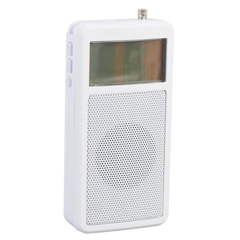 Portable AM FM Radio Telescopic Antenna Digital Display Multi Function Keys Stereo Sound Small Radio