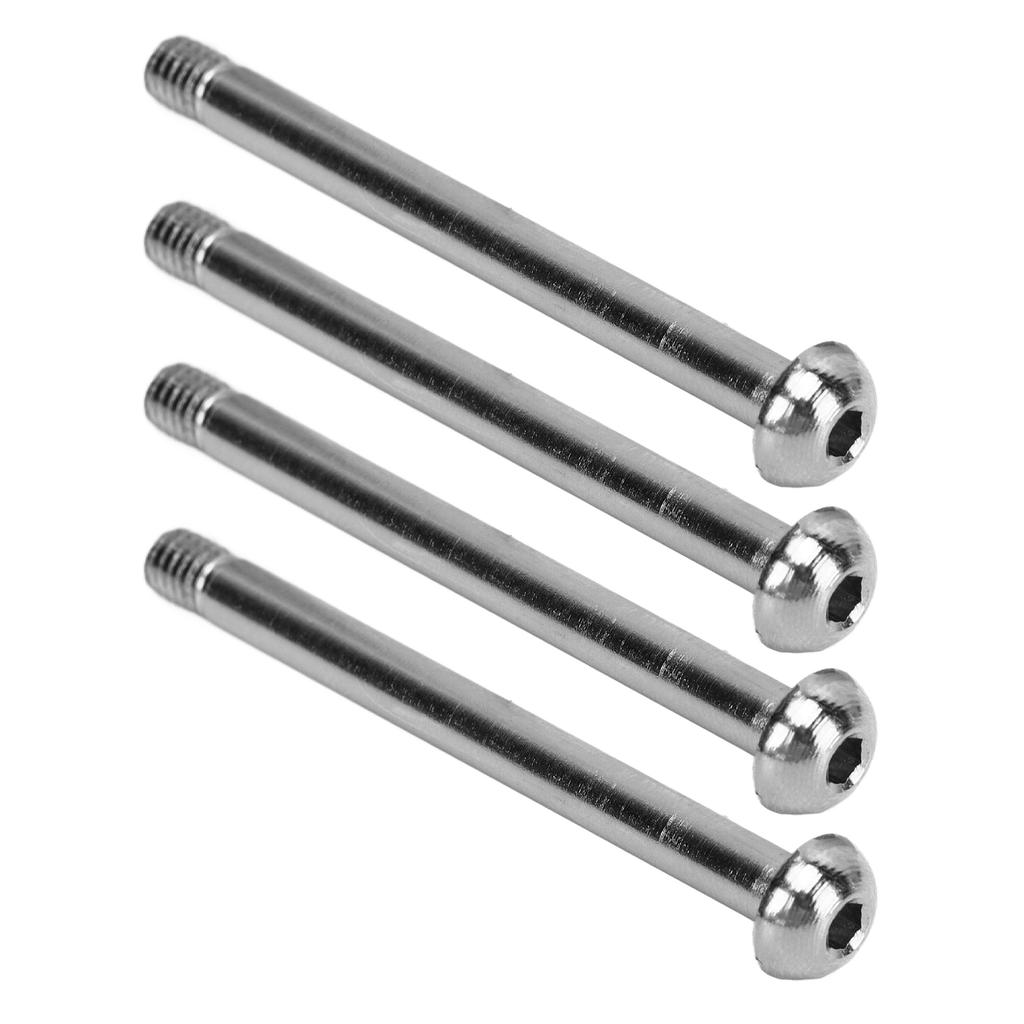 4Pcs Front Flower Shaft Pin Steel Swing Arm Shafts Parts for   1/7 1/8 RC Car