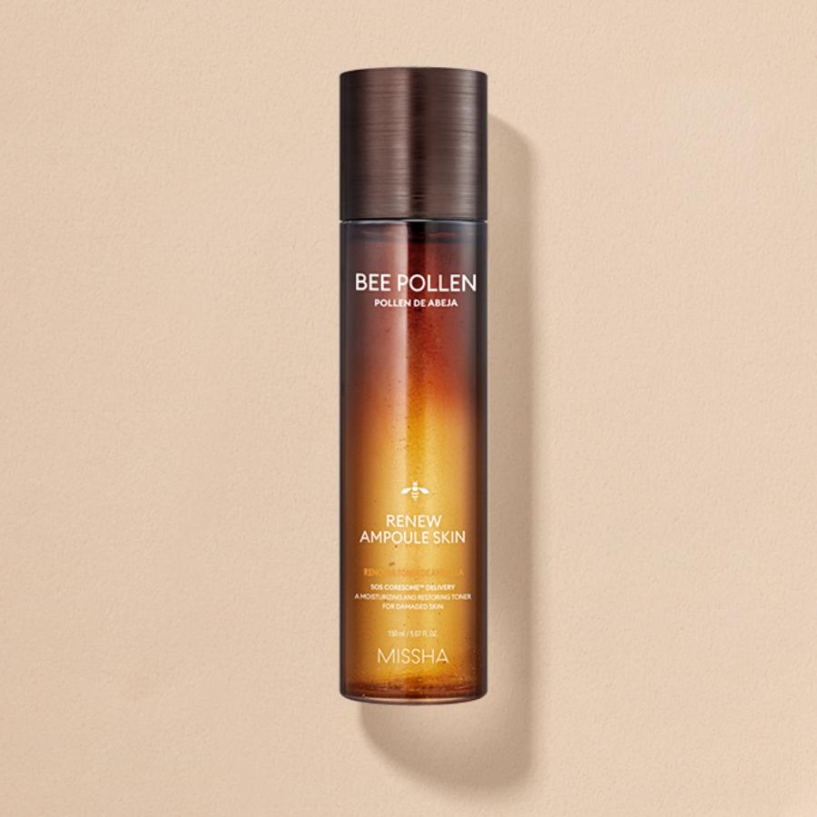 MISSHA Bee Pollen Renew Ampouler Skin 150ml – Essenza-in-Toner per una Pelle Rivitalizzata