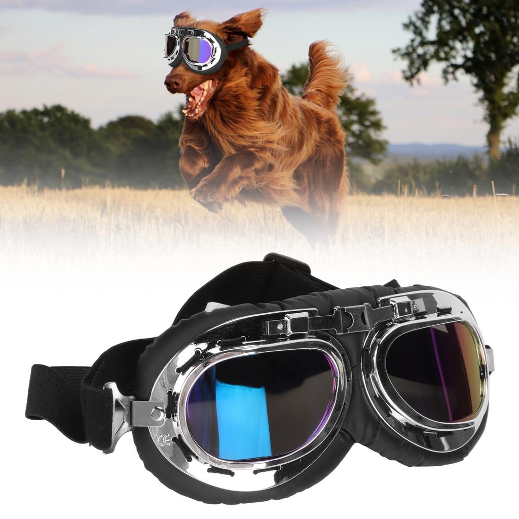 Dog Goggles Dog Eye   Sunglasses with Folding Frame and Elastic Strap for Medium Large Dog