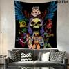 He Man Wall Tapestry Aesthetic Wall Hanging Printed Fabric Blanket Decorative Tapestries for Bedroom Living Room Home Decor