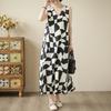 Sleeveless Plus Size Cotton Vintage New In Dresses for Women Casual Loose Long Summer Dress