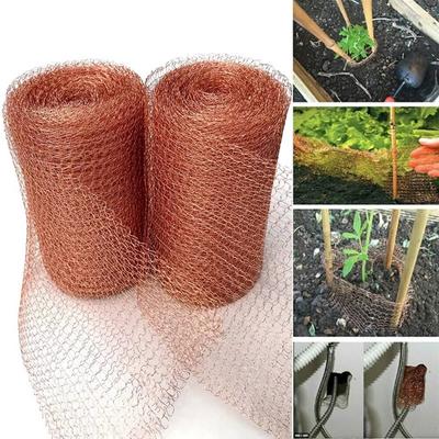 Flexible Copper Tape Anti-Pest Copper Mesh Decorative Mesh Outdoor Durable Anti-snail Copper Wire Wire Protected
