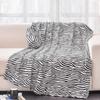 VIKAMA Coperta in Pile di Flanella con Stampa Leopardo, Peluche Monofacciale, Morbidissima, per Letto, Divano, Viaggio
