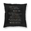 Silent Hill Mary'S Letter Square Pillowcase Polyester Linen Velvet Printed Zip Decorative Car Cushion Cover 45X45