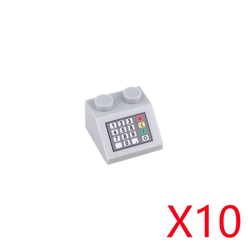 Scene Model Printing Accessories Building Blocks Dashboard Screen Keyboard Mouse Control Buttons Mini Compatible Brick Toy N08