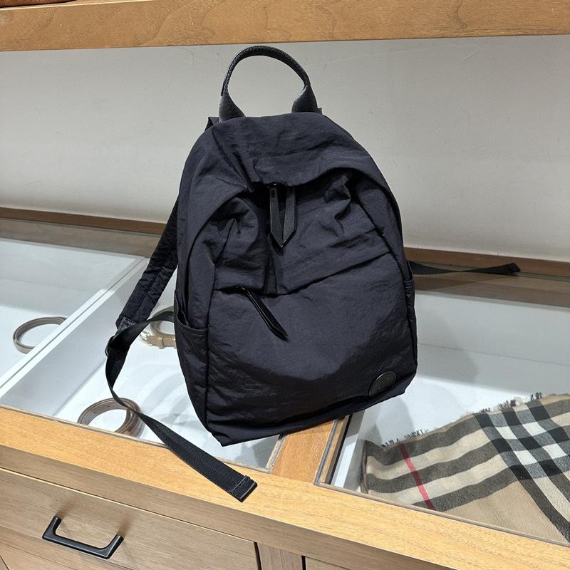 Version Washed Nylon Lightweight Large Capacity Travel Backpack with Simple Portable College Student Schoolbag