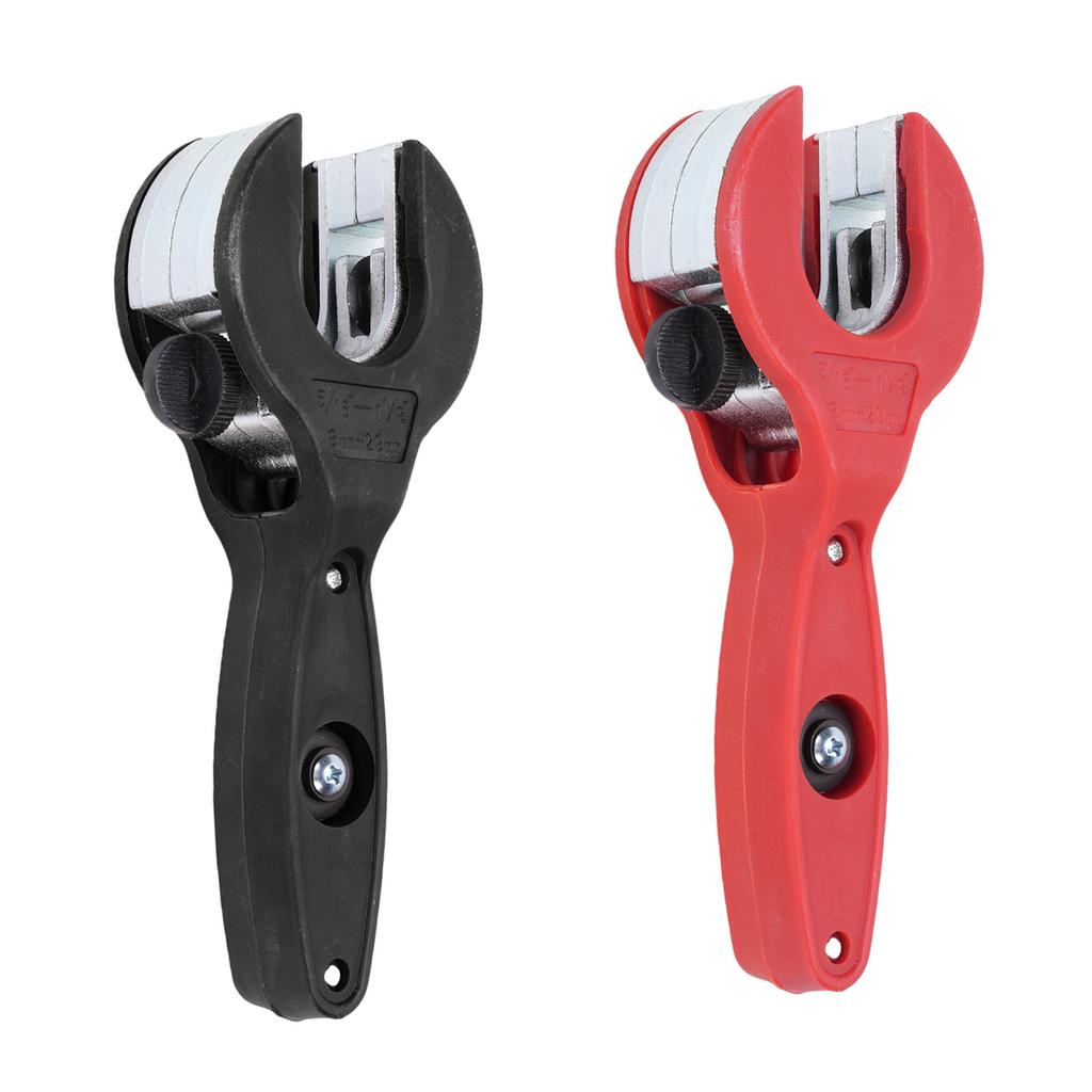 Ratcheting Pipe Cutter Flexible Ratcheting Tubing Cutter Adjustable Knob Comfortable Grip for Cutting Copper PVC Metal Pipes