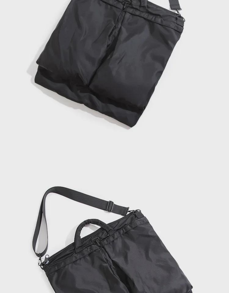 Korean Fashion Oxford Cloth Large Capacity Commuter Shoulder Bag - Versatile Casual Messenger Handbag